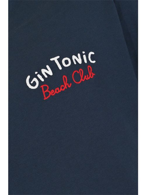 T-shirt Portland in cotone con ricamo Gin Tonic Social Club Mc2 Saint Barth | PRL000200314L